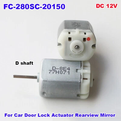 D-8E4 FC-280SC-20150 DC 12V Car Door Lock Actuator Rearview Mirror Repair Motor - Image 1 of 4