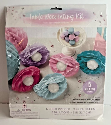 10-PC Shimmering Mermaids Seashell & Pearl Birthday Party Centerpiece Decoration - Image 1 of 2