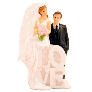 Deko-Figur Hochzeitspaar Mann & Frau Love - Bild 1 von 1