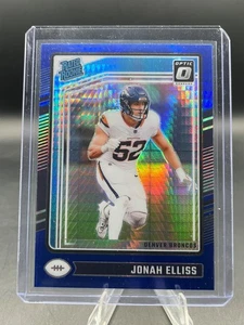 2024 Optic JONAH ELLISS (RC) Rated Rookie Blue HYPER Prizm #257 NICE! - Picture 1 of 6