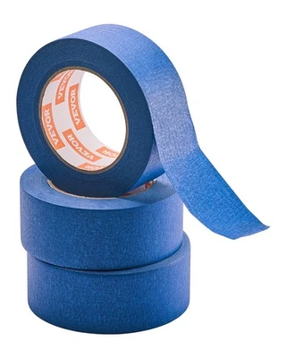 NEW⚡Painters Tape,2 Inch Wide (1.88 In x 60 Yds),3 Rolls,Blue Painter Tape for P - Image 1 of 4