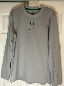 Nike Dri Fit University of Oregon Gray Long Sleeve Shirt Men’s Sz. S - Picture 1 of 4