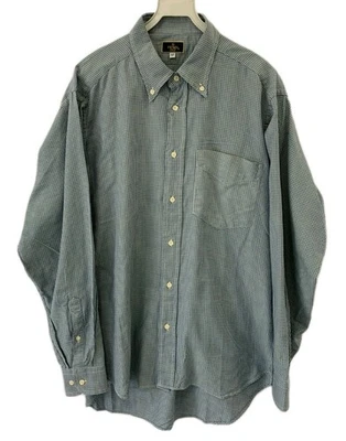 Fendi Camicie Men’s Button Down Shirt 43/17 (XL) Blue Yellow Micro Check #C8 - Image 1 of 4