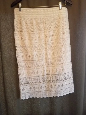 Maurices Women's Skirt Size L White Lace  NWT - Image 1 of 2