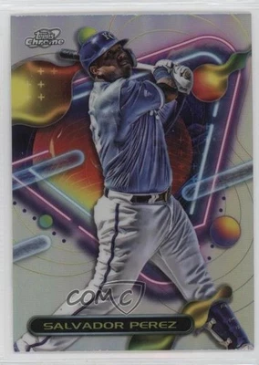 2023 Topps Cosmic Chrome Refractor Salvador Perez #173 - Image 1 of 2