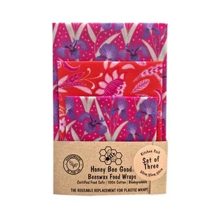 Honigbiene Good Bienenwachstücher - Iris - 3er Pack - Bild 1 von 1