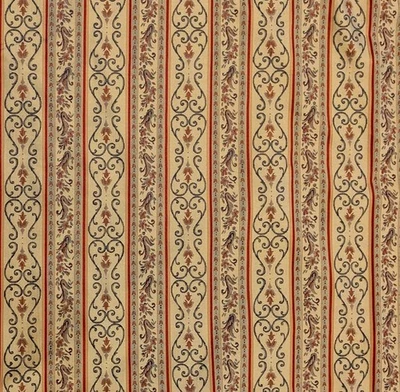 Brocado a rayas vintage Pierre Frey "Biedermeier" mezcla de seda - 5 yardas Foto 1 de 4