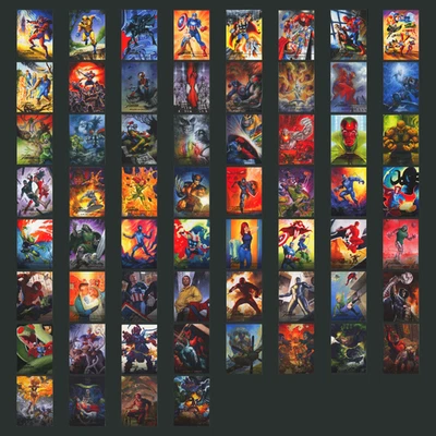 2023 Marvel Flair Flairium Complete Set 1-60 Tiers 1-6 60 Cards Spider-man Venom - Image 1 of 4