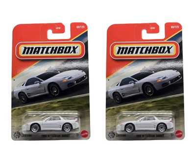 Mitsubishi 3000GT #88 2025 Matchbox 1994 blanco - juego de 2 Foto 1 de 3
