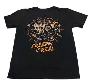 Marvel's Spider-Man: Miles Morales Creepin It Real Graphic T Shirt  Boys Large L - Picture 1 of 4