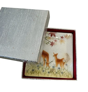 Vintage handgemachter japanischer Shippo Yaki Cloisonne Teller Untersetzter - Bild 1 von 11