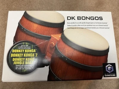 Nintendo Game Cube Donkey Kong Jungle Beat DK Bongos Controlador con Caja Nuevo Foto 1 de 4