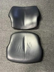 Humanscale Freedom Chair Used Black Leather Foam Seat And Back Cushion Set #02 - Picture 1 of 8