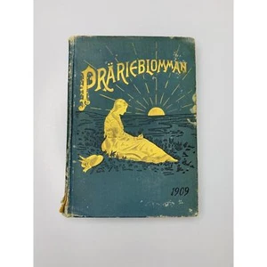 Prarieblomman Kalender for 1909 Vintage Book in Swedish Poems Stories Songs - Bild 1 von 4