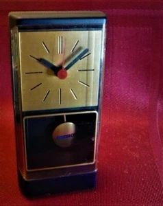 Aachen 80's VTG Tabletop Pendulum Quartz Clock . Made in Germany ,Collectible ! - Picture 1 of 7