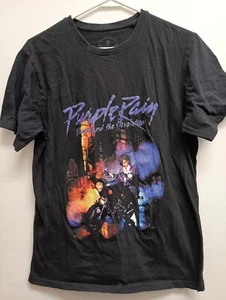 The Prince Estate Purple Rain Youth 18 Black Short Sleeve T-Shirt. - Picture 1 of 3
