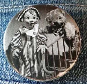 ANDY PANDY & LITTLE TED - 38mm Abzeichen oder Magnet. Uhr mit Mutter. 60er Jahre - Bild 1 von 1