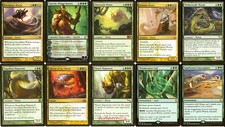 MTG Wurm Deck - Elderscale Armada Novablast Garruk - Magic Gathering