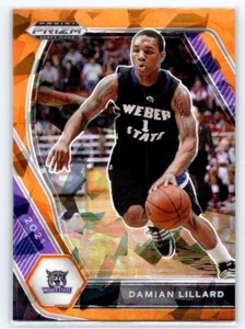 Damian Lillard 2021 Panini Prizm Draft Picks Orange Ice #83 - Picture 1 of 2