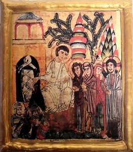 Sunday of The Myrrhbearer Women Byzantine Syrian Eastern Orthodox Icon Plaque - Picture 1 of 6