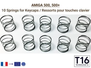 AMIGA 500 / 10 Ressorts de touches clavier/10 Key caps Springs/10 Tastaturfedern - Imagen 1 de 1