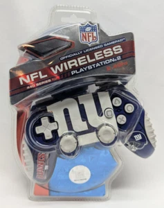 Controller Wireless Mad Catz PlayStation 2 NFL - New York Giants - Nuovo Sigillato - Foto 1 di 2