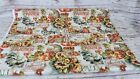 Fall Pattern Fabric 4 yds Thanksgiving Autum Farmhouse Pumpkins Roosters