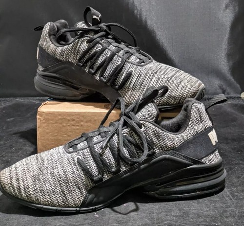 Sneakers Puma uomo Axelion 191425 04 nero grigio da corsa taglia 8 5