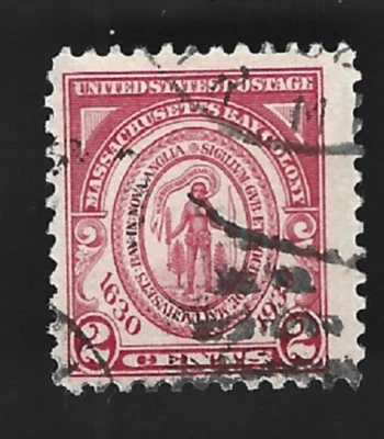 Scott# 682 2c Seal of Massachusetts Bay Colony - (A-4) - Image 1 of 2