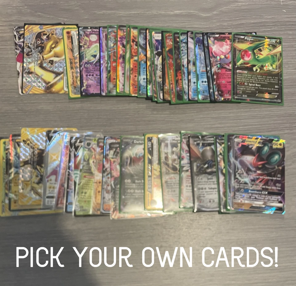 Pokemon TCG EX Cards Choose Your Card Full Art Ultra Rare EX Holo - Image 1 of 1