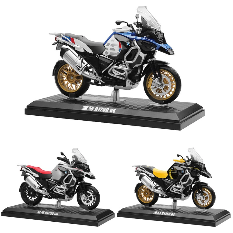 2021 BMW	R1250 GS Motorrad Modell Maßstab 1:12 Die Cast Spielzeug Modell Kinder - Bild 1 von 4