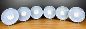 Wedgwood Jasperware 1993 - 1998 Christmas Nativity Story Plates x6 Consecutive - Picture 1 of 9