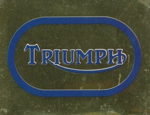 FANTASTICKER TRIUMPH 7,5 * 9,5 Cm 1980's METAL STICKER FIGURINE PANINI - Picture 1 of 2