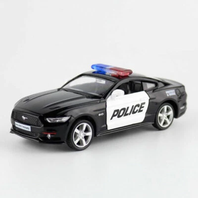 1:36 Ford Mustang GT Police Car Model Car Diecast Metal Toy Cars for Kids Toys - Image 1 of 4