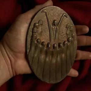 Antique Piano Child Choir Song Composer Kodaly Music School Sing Bronze Plaque - Picture 1 of 9