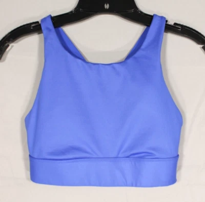 Sutiã esportivo FABLETICS azul royal acolchoado ativo CUT-OUT CRISS-CROSS BACK tamanho P - Imagem 1 de 4