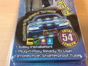 Light-Up Purple 54" Flexible Strobe Rope Light by City Lites - Rods & Cruisers! - Picture 1 of 12