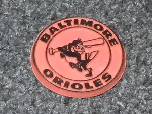 BALTIMORE ORIOLES Vintage Old MLB RUBBER Baseball FRIDGE MAGNET Standings Board - Picture 1 of 1