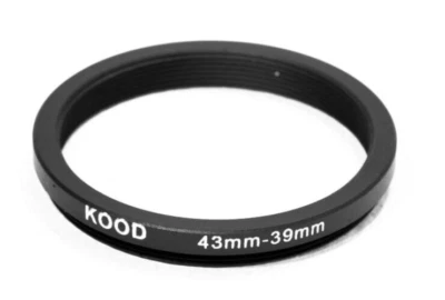 Stepping Ring 43-39mm 43mm to 39mm Step Down ring stepping Rings 43mm-39mm - Image 1 of 3