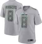 NFL New York Jets Aaron Rodgers #8 Nike Men's Gray Jersey