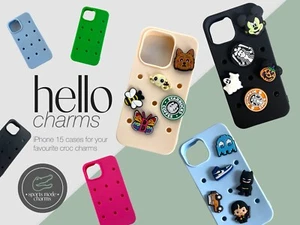 iPhone 15 Cases - Jibbitz Charms for Crocs shoes - Mobile Samsung Phone