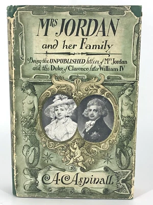 Mrs. Jordan & Her Family By A. Aspinall 1951 1st Ed Arthur Barker - Image 1 of 4