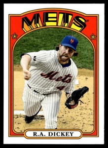 2013 Topps #TM-27 R.A. Dickey 1972 Topps Minis Card - Picture 1 of 2