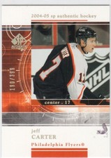 2004-05 SP AUTHENTIC ROOKIE REDEMPTIONS #RR22 JEFF CARTER 190/399    *11724