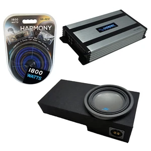 Fits 01-05 Ford Explorer Sport Trac Alpine S-W10D4 Single 10 Sub Box & HA-A800.1 - Picture 1 of 8