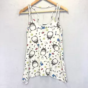 My Neighbor Totoro Tank Top Size Medium Mesh Studio Ghibli Sharkbite Graphic - Picture 1 of 10