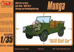 CMK 1/35 DKW F91/4 Munga "Coche de personal de la OTAN" (Coche de personal del Bundeswehr de posguerra) RA042 - Imagen 1 de 1