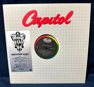 84 Hard Attack PROMO ONLY Heavy Metal Sampler Iron Maiden WASP Queensryche MINT- - Picture 1 of 6