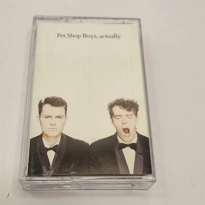 Pet Shop Boys Actually Cassette Tape 1987 Parlophone TC-PCSO-746972 - Image 1 of 4
