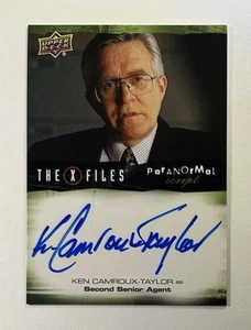 2019 X-Files UFOs and Aliens Paranormal Ken Camroux-Taylor Auto Autograph A-KT - Picture 1 of 2